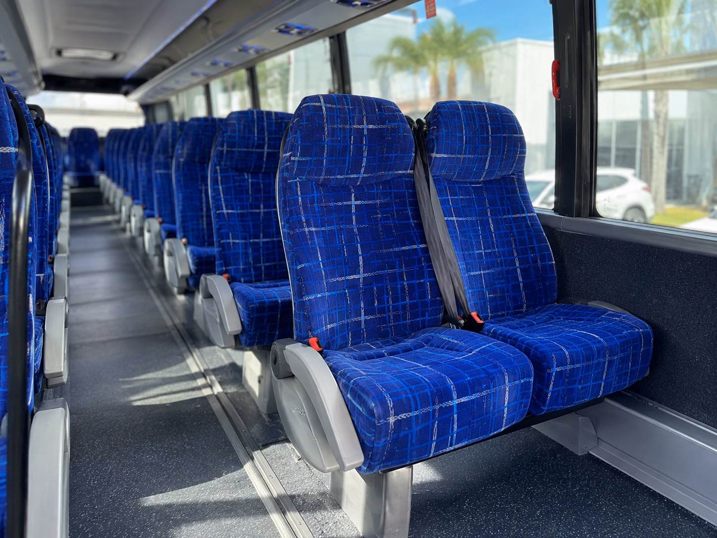 corona airport transportation onboard seating