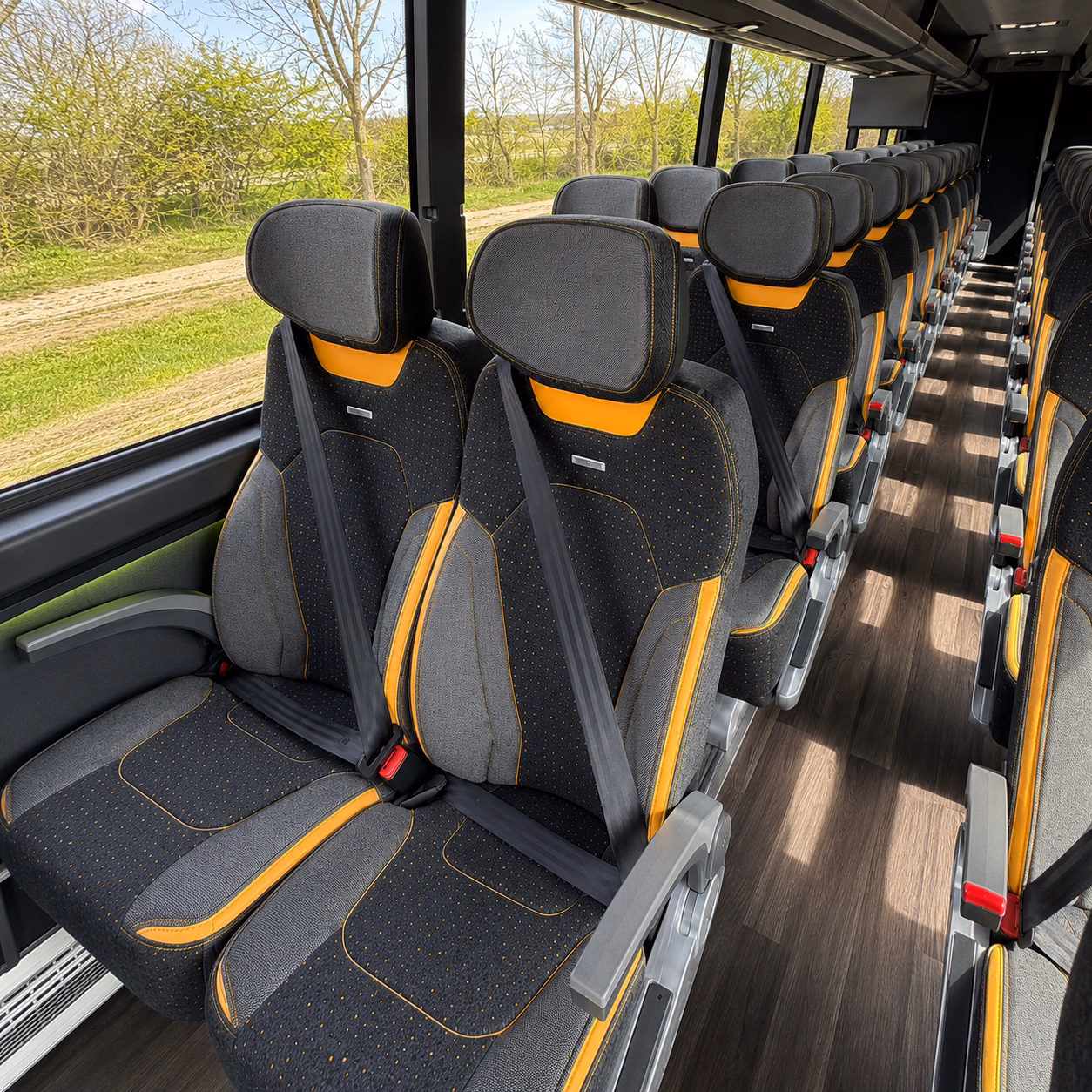 fontana wedding party charter bus rentals in fontana