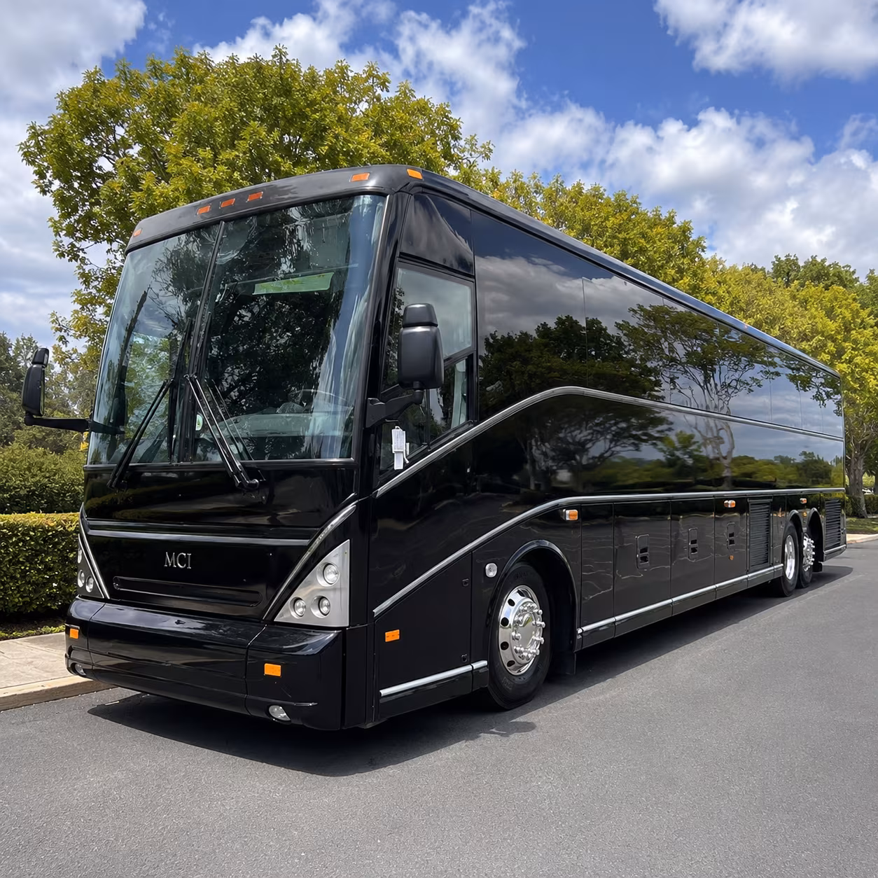 riverside government military charter bus rentals
