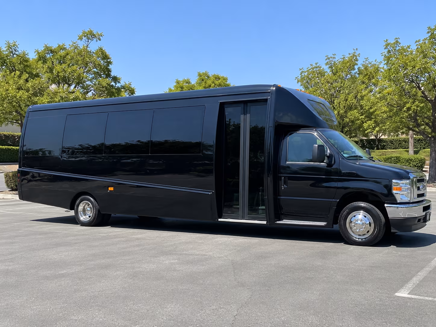 riverside wedding charter bus rentals for your guests