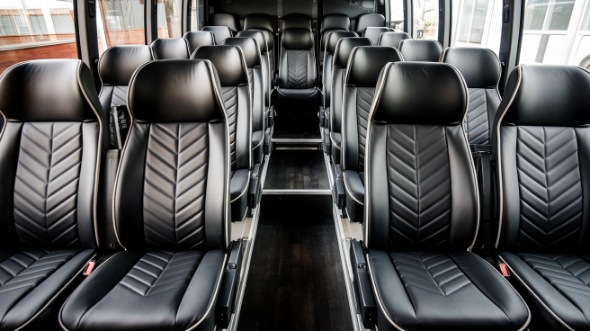 25 passenger minibus inside yorba linda