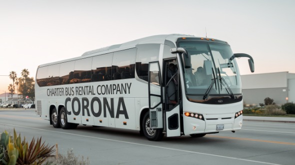 corona charter bus