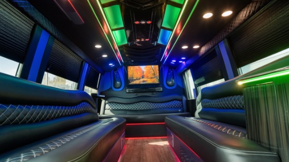 corona sprinter limo rental inside