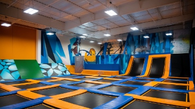 sky zone trampoline park corona